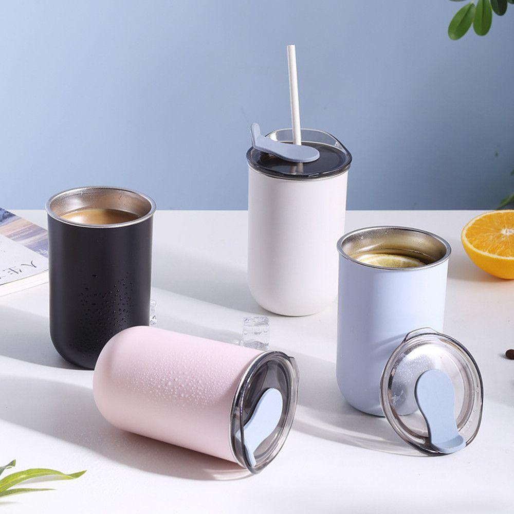 Bình Nước Inox 300ml Có Nắp Đậy Tiện Lợi