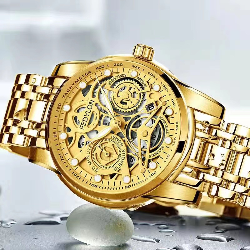 Đồng Hồ Nam Chống Thấm Nước Kiểu Dáng Sang Trọng