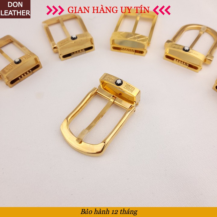 [CHẤT] Đầu Khóa Dây Lưng Đồng Đúc Kiểu Kim Cài Cho Dây 3.3-3.4CM (BH 12 THÁNG)