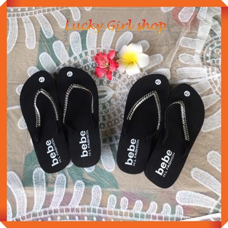 [SIZE 41] Dép Nữ Đế Xuồng Xỏ Ngón Đính Xoàn Size 41 Cao 5.5 phân - Lucky Girl shop NHA TRANG