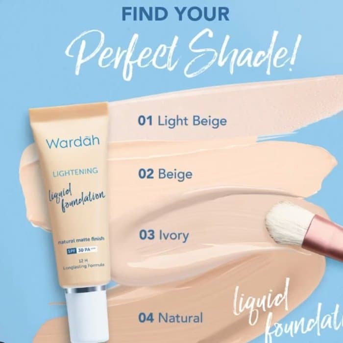 (hàng Mới Về) Kem Nền Dạng Lỏng Làm Sáng Da Wardah 25ml | BigBuy360 - bigbuy360.vn