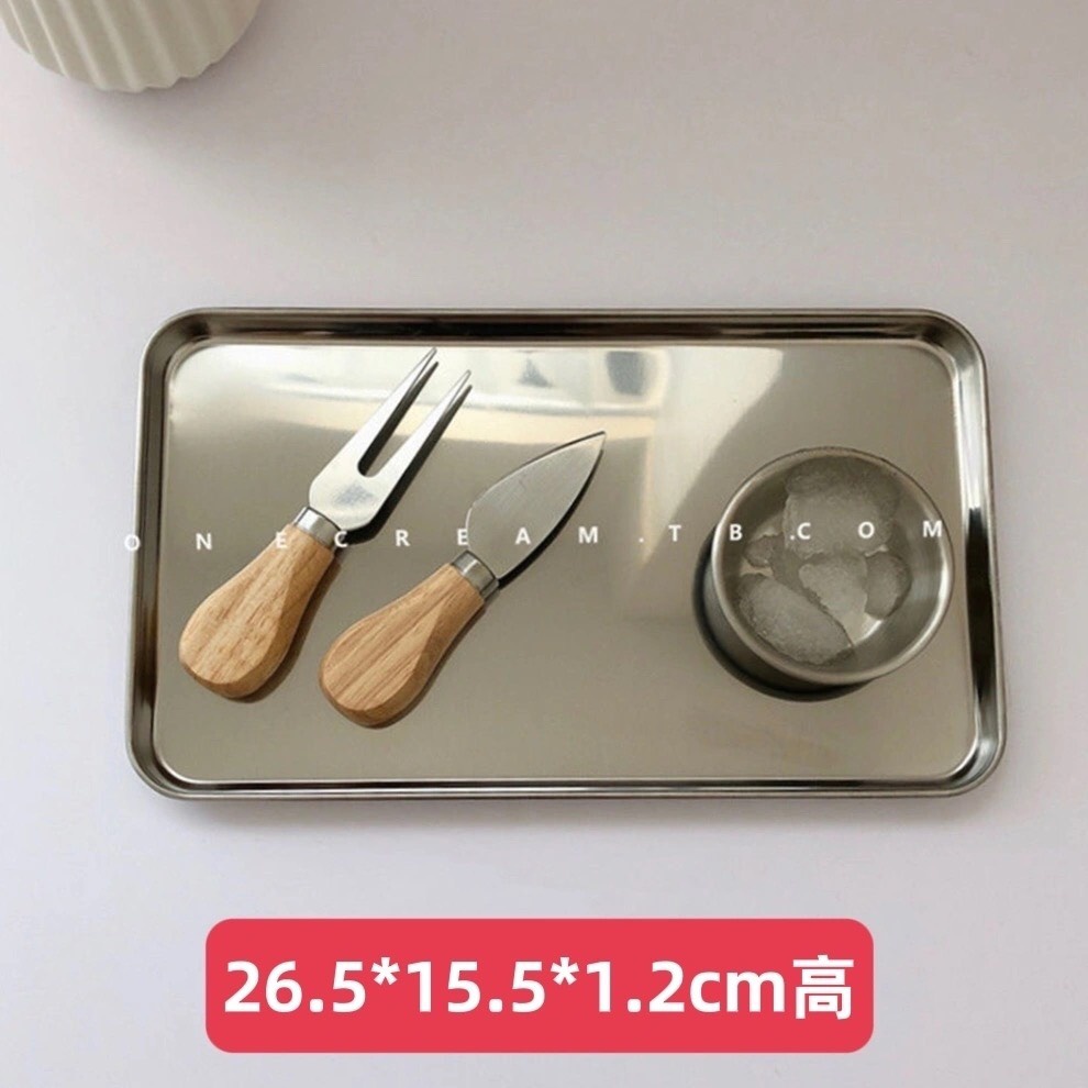 Đĩa inox decor- siêu xinh