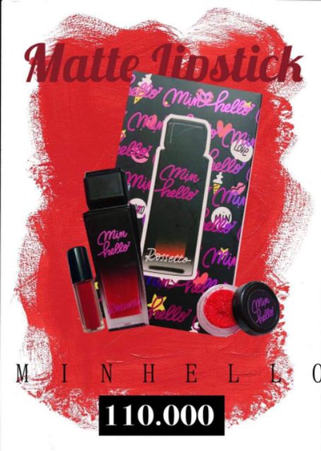 Son mịn hello, son môi, son nữ, son kèm, son lỳ, son matte lipstick