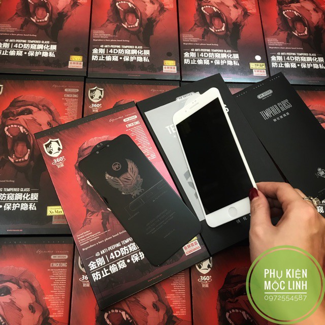 FMN 💥ĐÃ có IPHONE 11 PRO / MAX💥SIÊU KÍNH CƯỜNG LỰC KING KONG CHỐNG NHÌN TRỘM XS MAX X XS XR 8plus 7plus 8 7 6splus 6pl