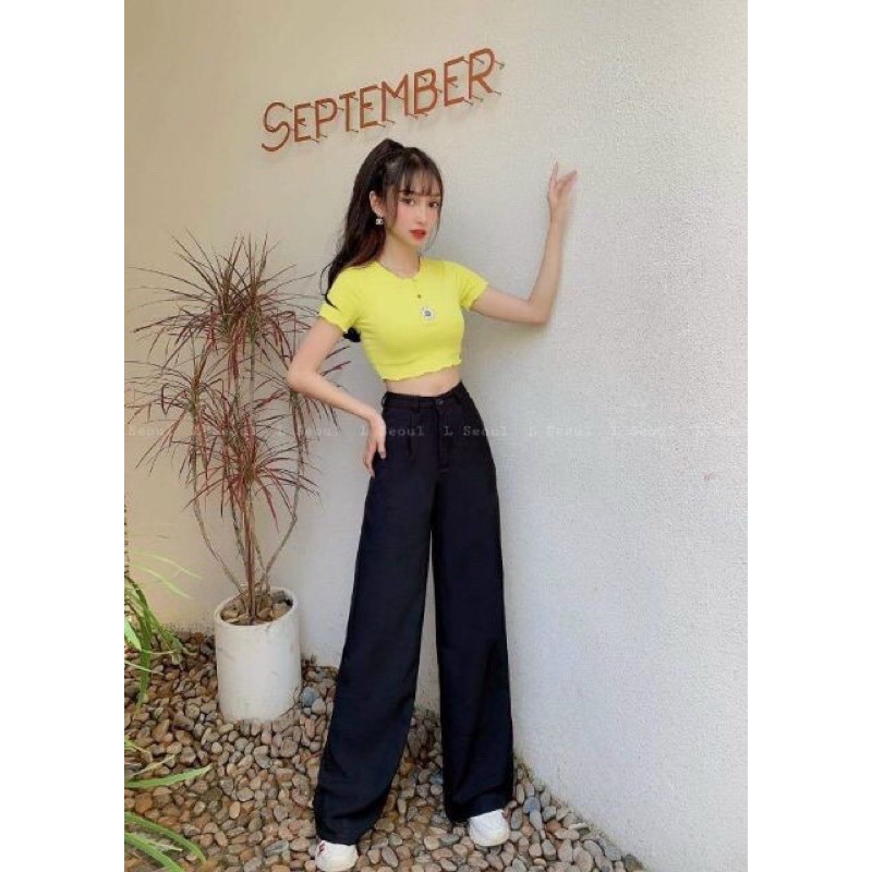 [Mã FAGREEN55 giảm tới 30K đơn 99K] [ Quà là dây cột tóc bạn nhé] Quần ống suông vải đẹp mềm mịn nát | BigBuy360 - bigbuy360.vn