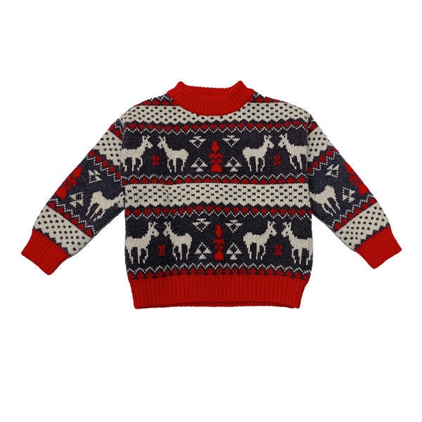 Áo sweater phong cách giáng sinh thời trang cho bé trai