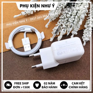 Bộ Sạc iPad 10w Bóc Máy - Hàng Zin 100% Chính Hãng - Bảo hành 12 tháng lỗi 1 đổi 1.