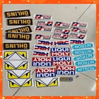 SỐC - TEM LOGO NHỎ DÁN TẤT CẢ VỊ TRÍ XE MÁY " rẻ vô địch "