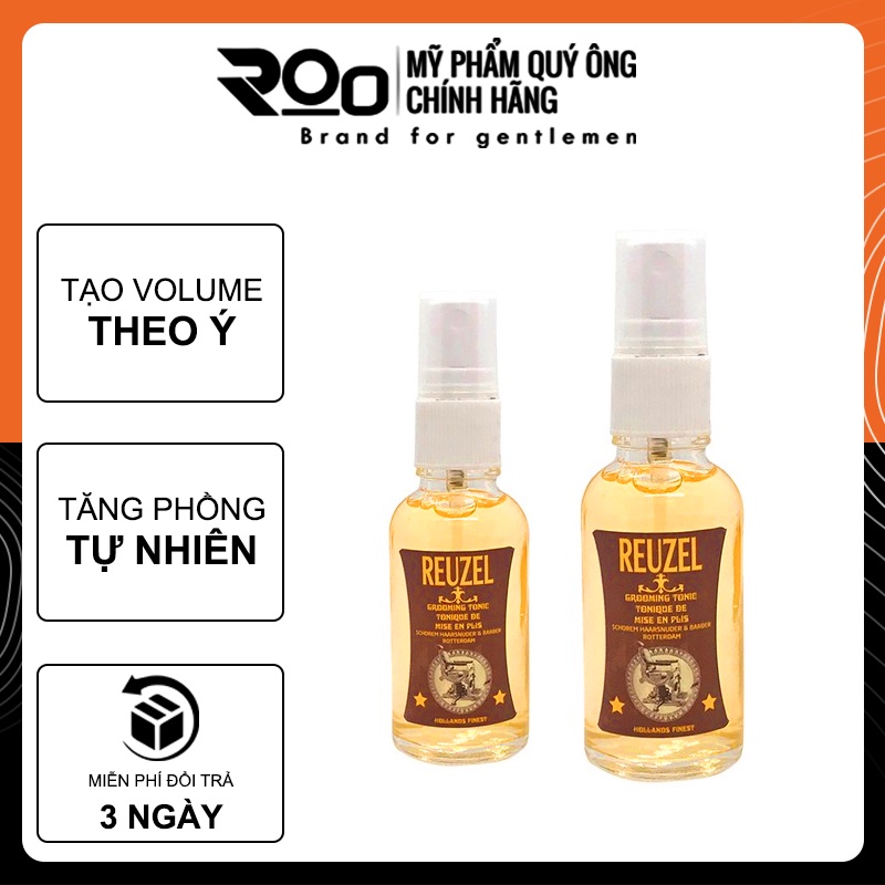 Gel Dưỡng Tóc Tạo Phồng Gốc Nước Reuzel Grooming Tonic Ít Bóng, Omega 9 Bảo Vệ Tóc