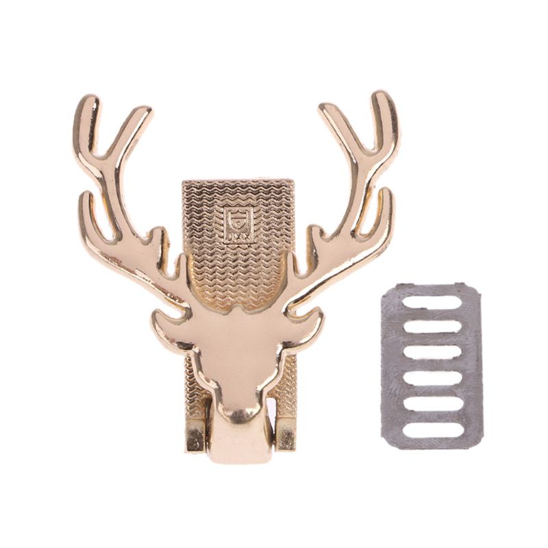 Phụ Kiện Trang Trí Túi Xách Hình Nai Bằng Kim Loại Độc Đáo DIY