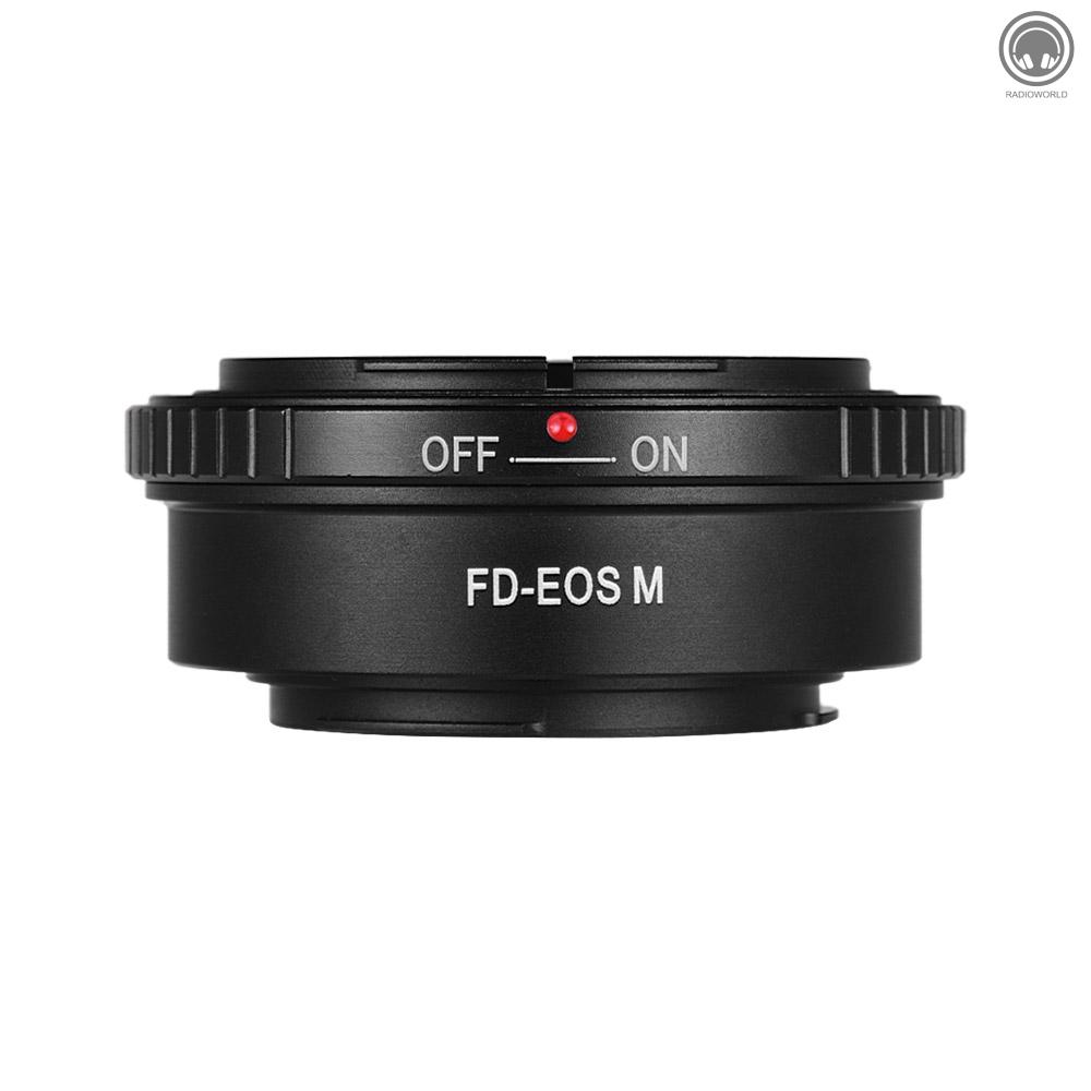 Ngàm Chuyển Đổi Ống Kính Máy Ảnh Canon Fd Sang Canon Eos M M2 M3 M5 M6 M10 M50 M100