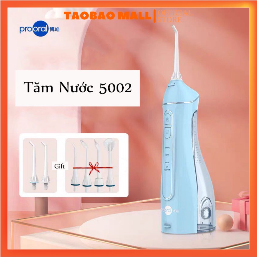 HÀNG CÓ SẴN - Máy tăm nước Prooral 5002 chăm sóc răng miệng - Vệ Sinh Thông Minh Cho Răng - HÀNG CÓ SẴN