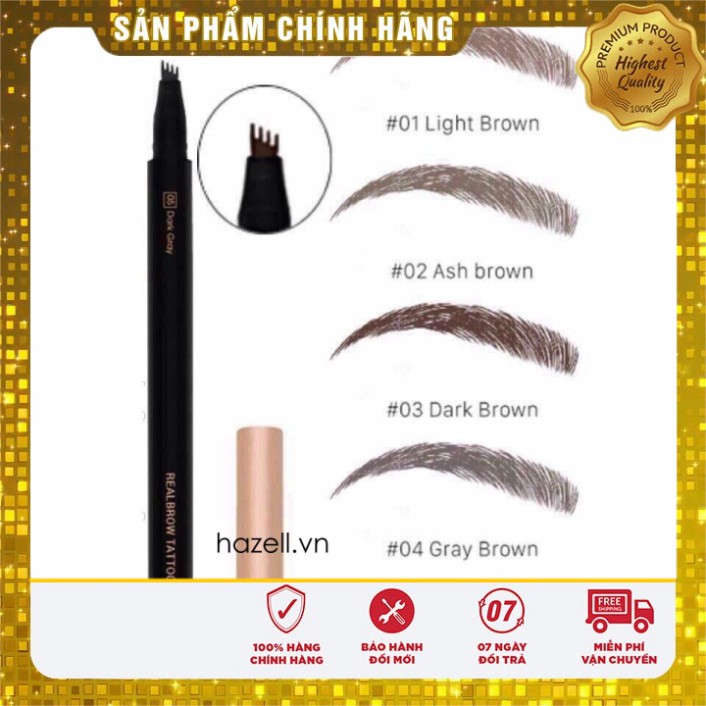 Bút Lông Kẻ Mày Dạng Xăm VACOSI Realbrow Tattoo Pen (Hàng chính hãng)