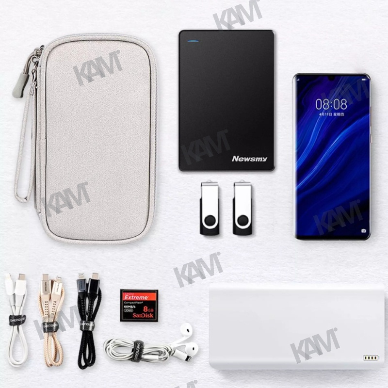 Túi Đựng Dây Cáp / Sạc Dự Phòng Chống Thấm Nước Tiện Dụng Khi Đi Du Lịch Ốp