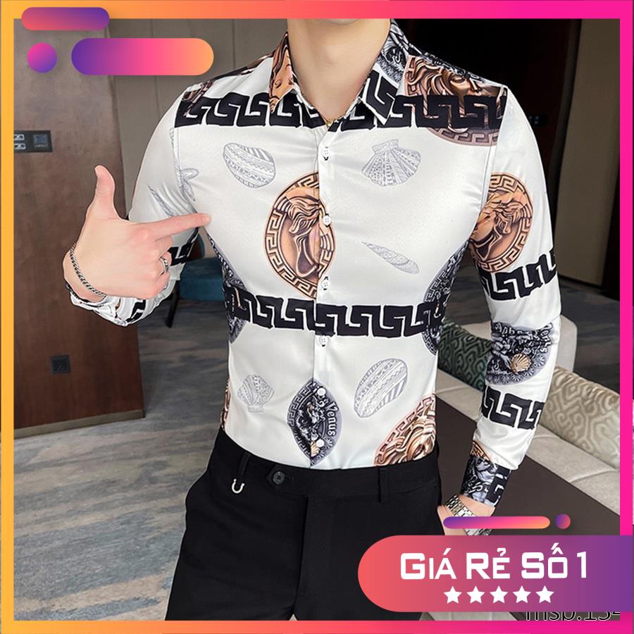 Áo sơ mi TSM Họa Tiết Hoa Văn Classic Thời Thượng