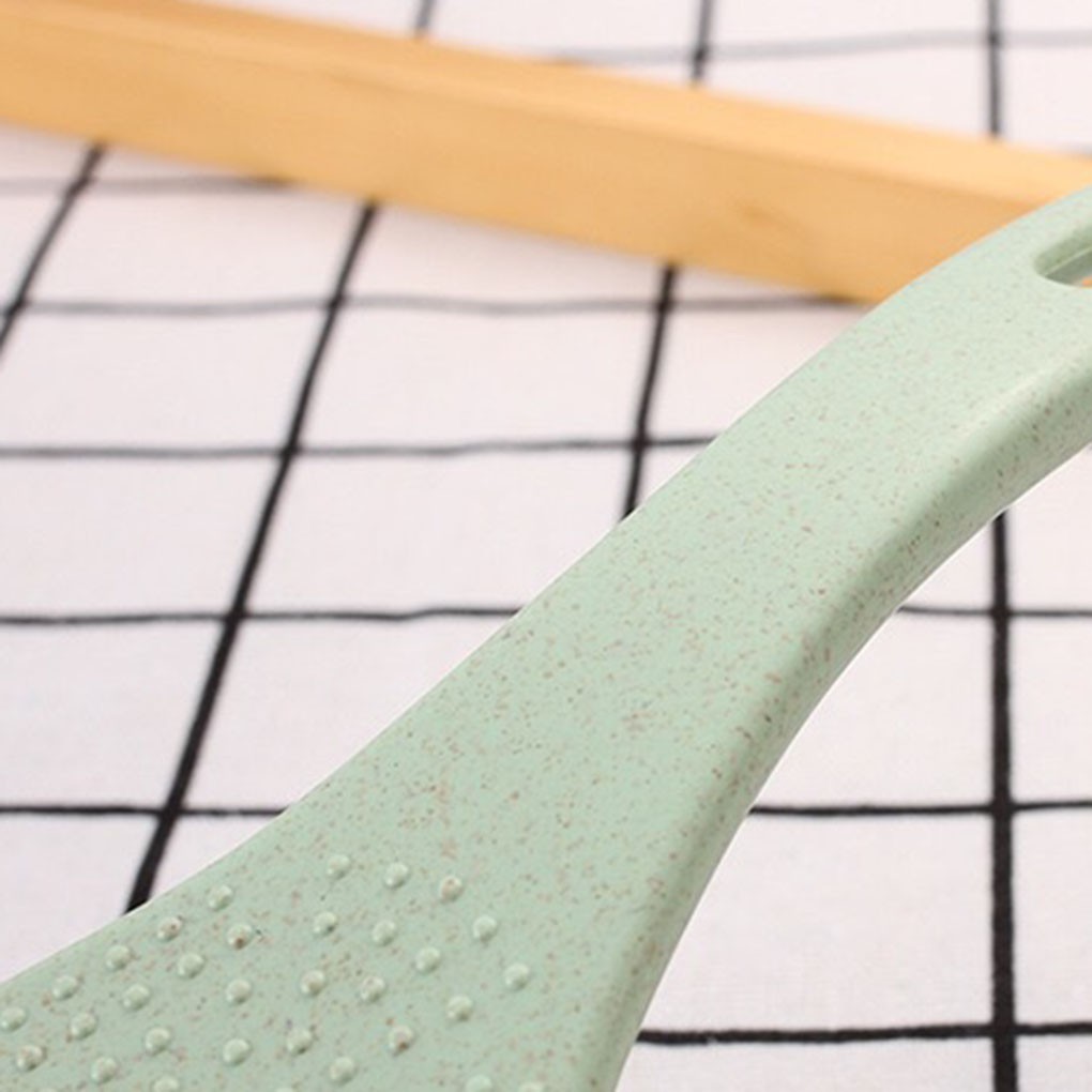 Vá xới cơm bằng rơm lúa mì PP an toàn cho sức khỏe chất lượng cao 19.3*6cm