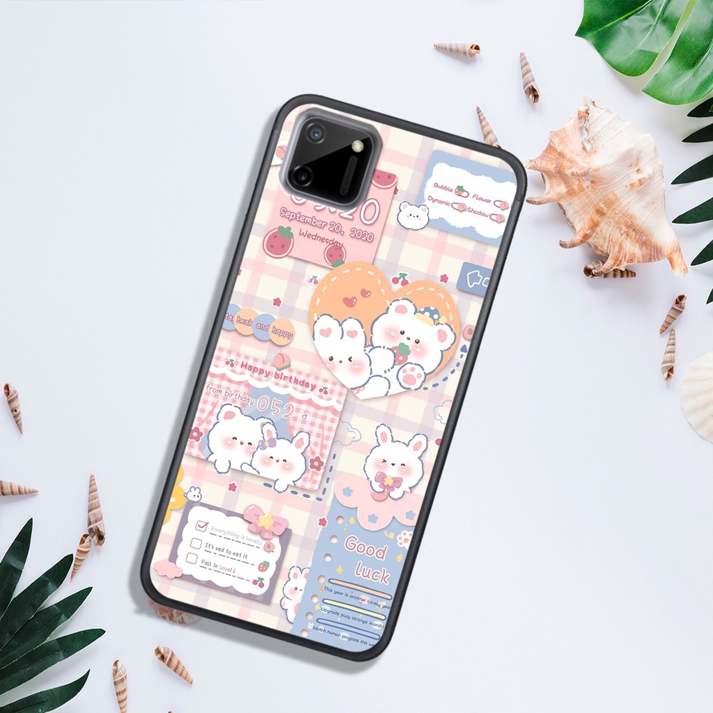 ỐP LƯNG OPPO REALME C11 - REALME C11 2021 - REALME C20 , IN HÌNH GẤU NÂU CHOCOLATE ĐÁNG YÊU.