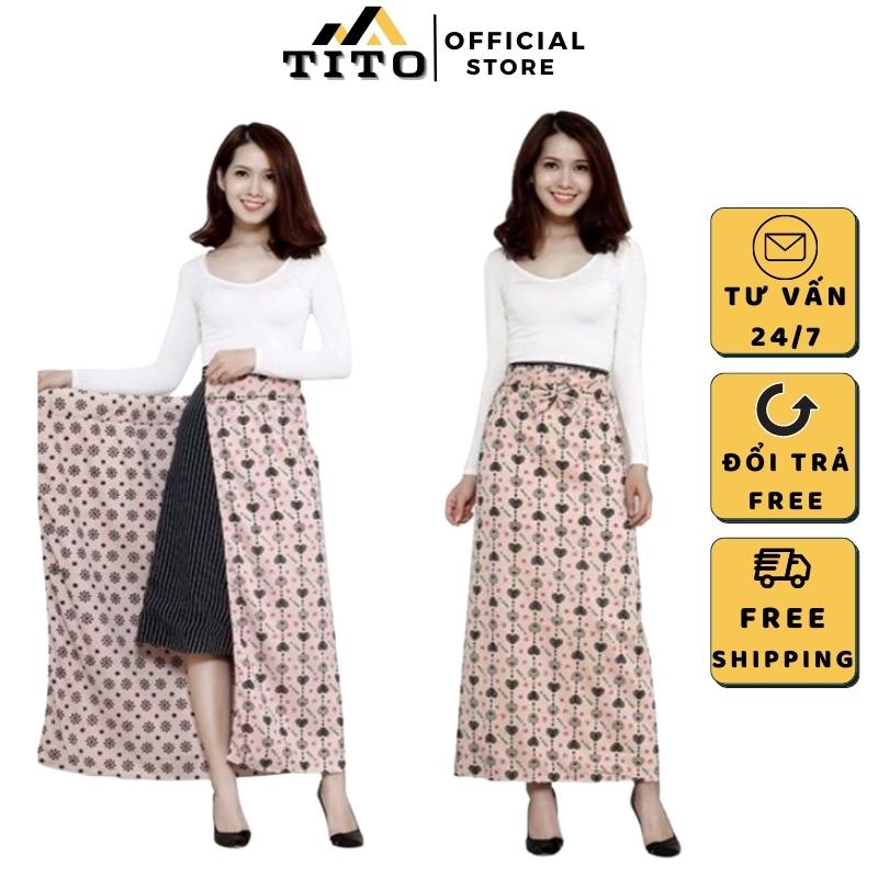 Váy quây chống nắng dạng quần, Miếng quây chống nắng chân vải thô 2 lớp dày dặn chống tia UV hiệu quả