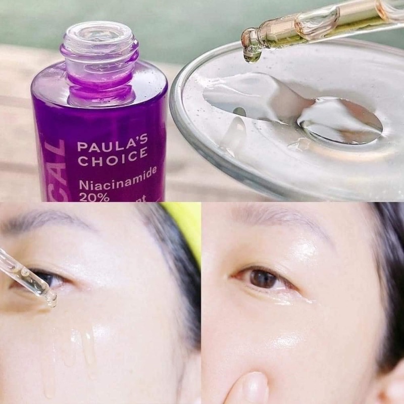 Tinh chất Se khít lỗ chân lông Niacinamide 10% và 20% dòng Pau la