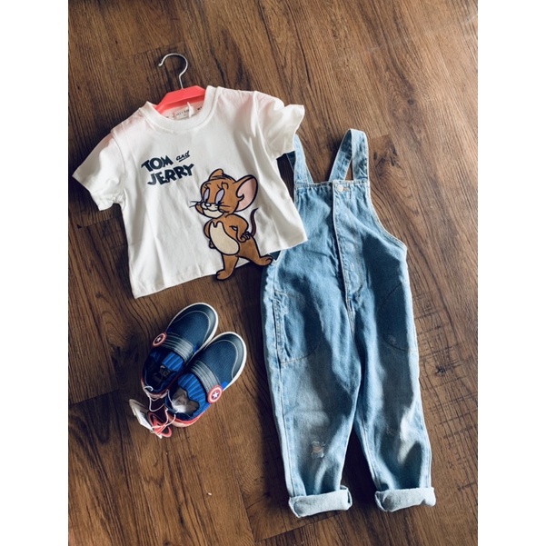 Yếm jean zara dư xịn