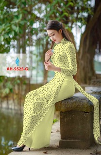 Vải áo dài hoa nhí
