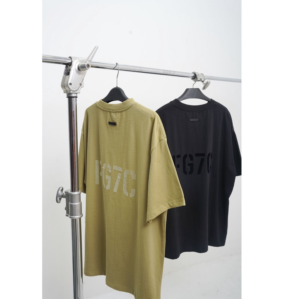 Áo thun tay lỡ FEAR OF GOD FOG FG7C unisex phông form rộng TLS oversize chất liệu cotton thời trang nam nữ