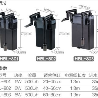 Lọc thác Sun Sun HBL 802, HBL 803
