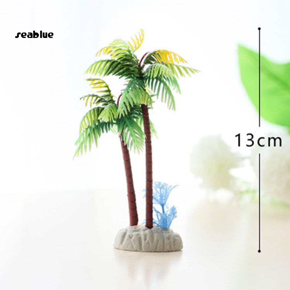 Cây Dừa Nhựa Trang Trí Bể Cá