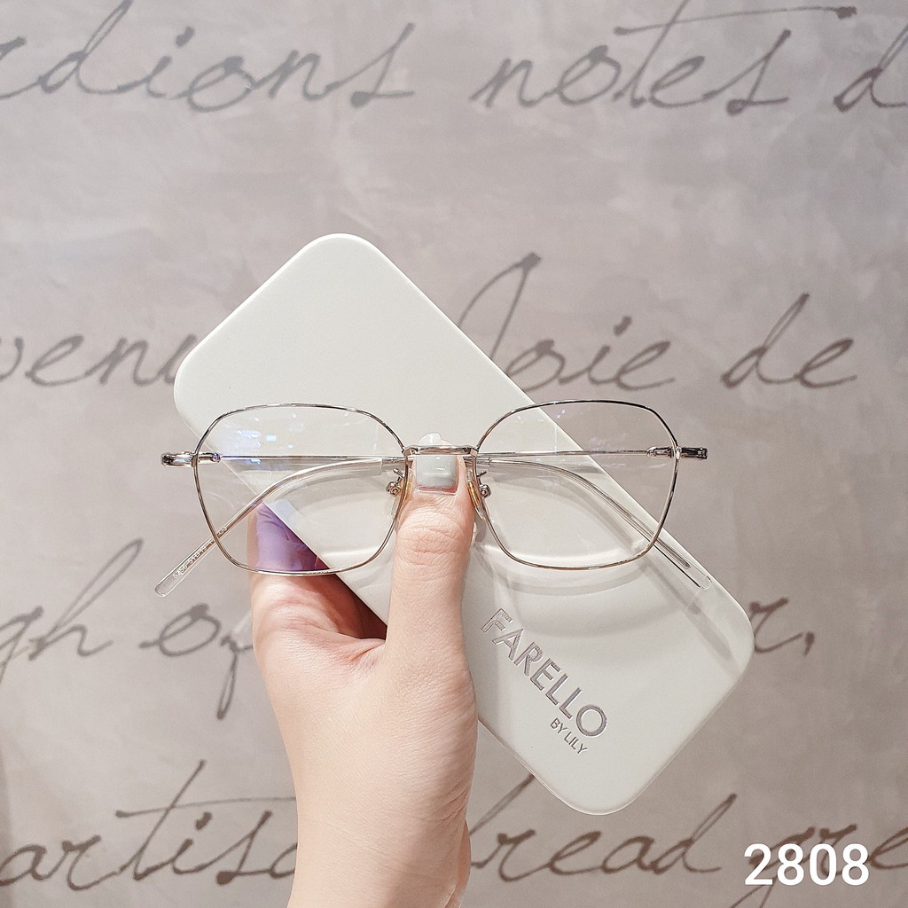 Gọng Kim Loại Mảnh Dáng Lục Giác Hàn Quốc 2808 | BigBuy360 - bigbuy360.vn