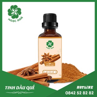 Tinh Dầu Quế Ngọc Hóa - Cinnamon Essential oil - Chữa cảm cúm, cảm lạnh, Điều trị đau nhức xương khớp - 50ml