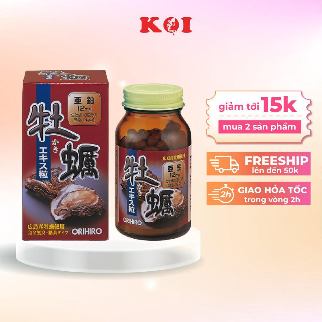 Viên uống hàu biển tươi Orihiro tăng cường sl 120 viên Nhật Bản