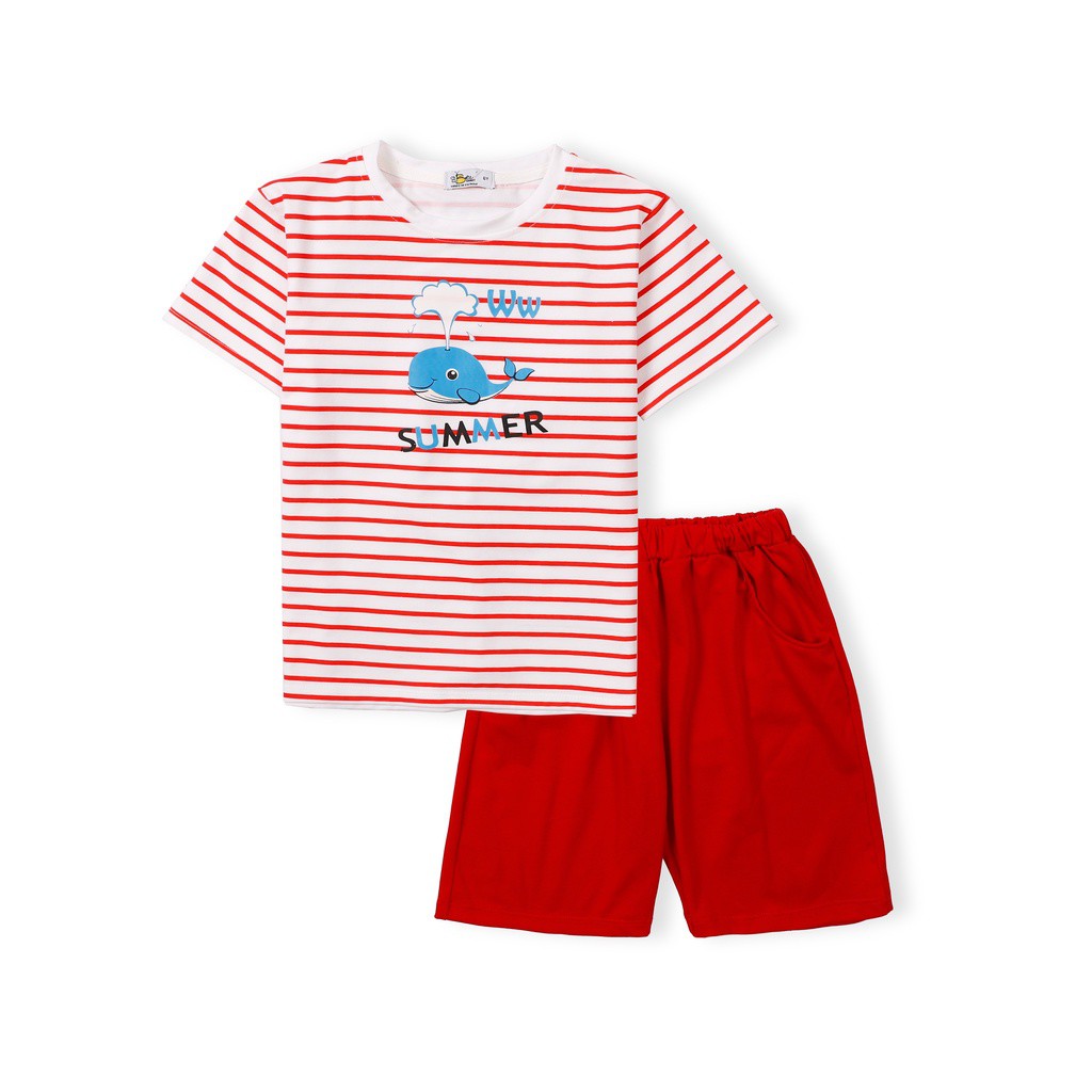 Bộ Short Bé Trai Sọc BEESMART