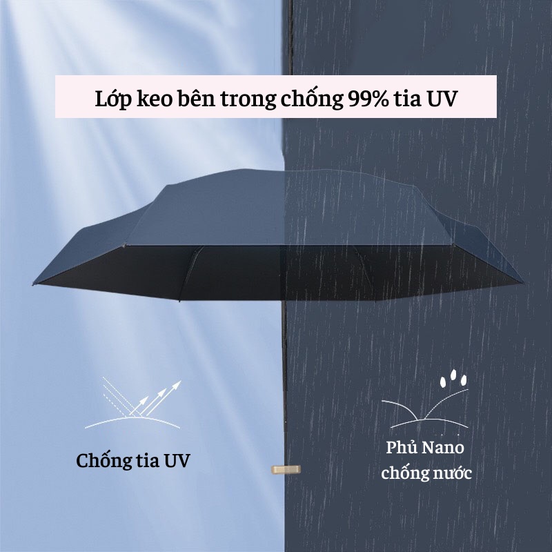 Dù Mini Dù Gấp Gọn Tiện Lợi Ô Che Nắng Chống Tia UV KHO GIA DỤNG TRẦN PHÚ