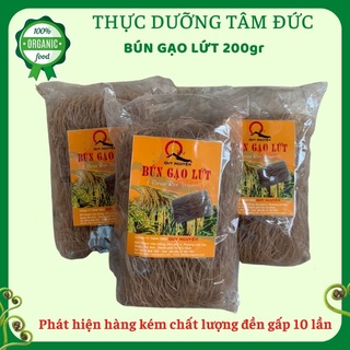 Bún gạo lứt Quy Nguyên thầy Tuệ Hải chùa Long Hương gói 200gr Tâm Đức TN15