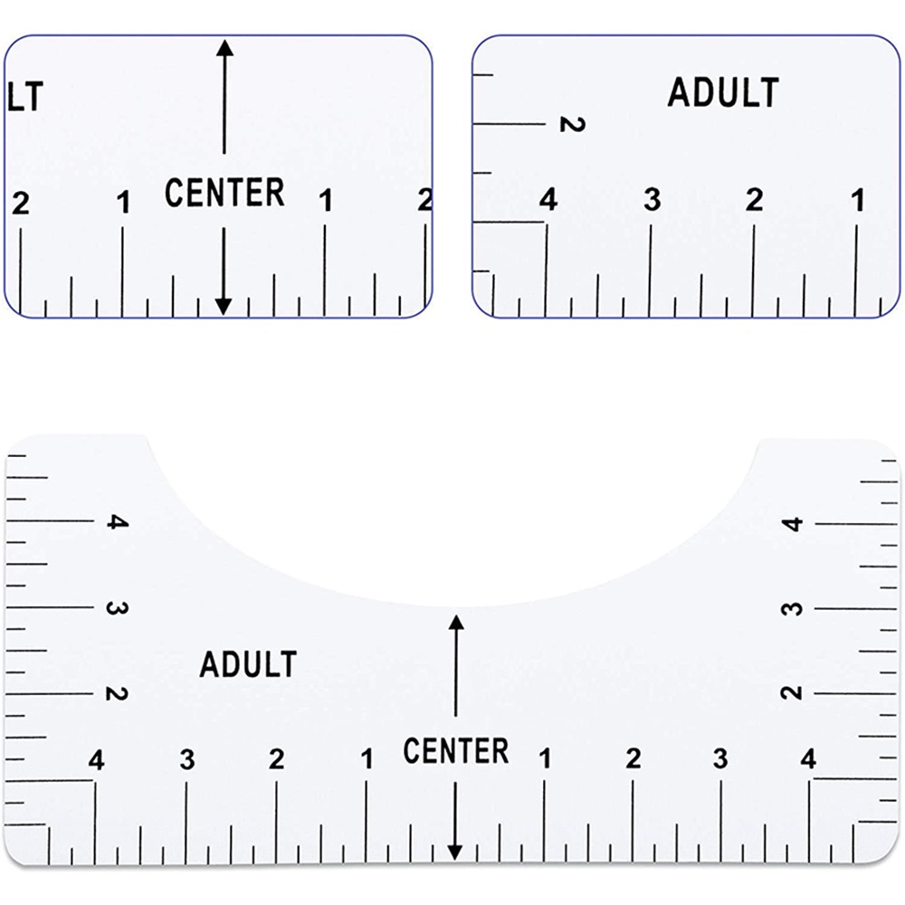 Set 4 Thước Đo Lường Chuyên Dụng Trong May Áo Thun Thời Trang
