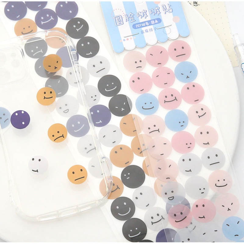 【MEET】 Mục nhập một tờ Tirado mặt tròn Bobo sáng tạo biểu tượng cảm xúc dễ thương nhãn dán chống thấm nước trang trí mô hình nhỏ nhãn dán tài khoản tay nhãn dán tài khoản tay