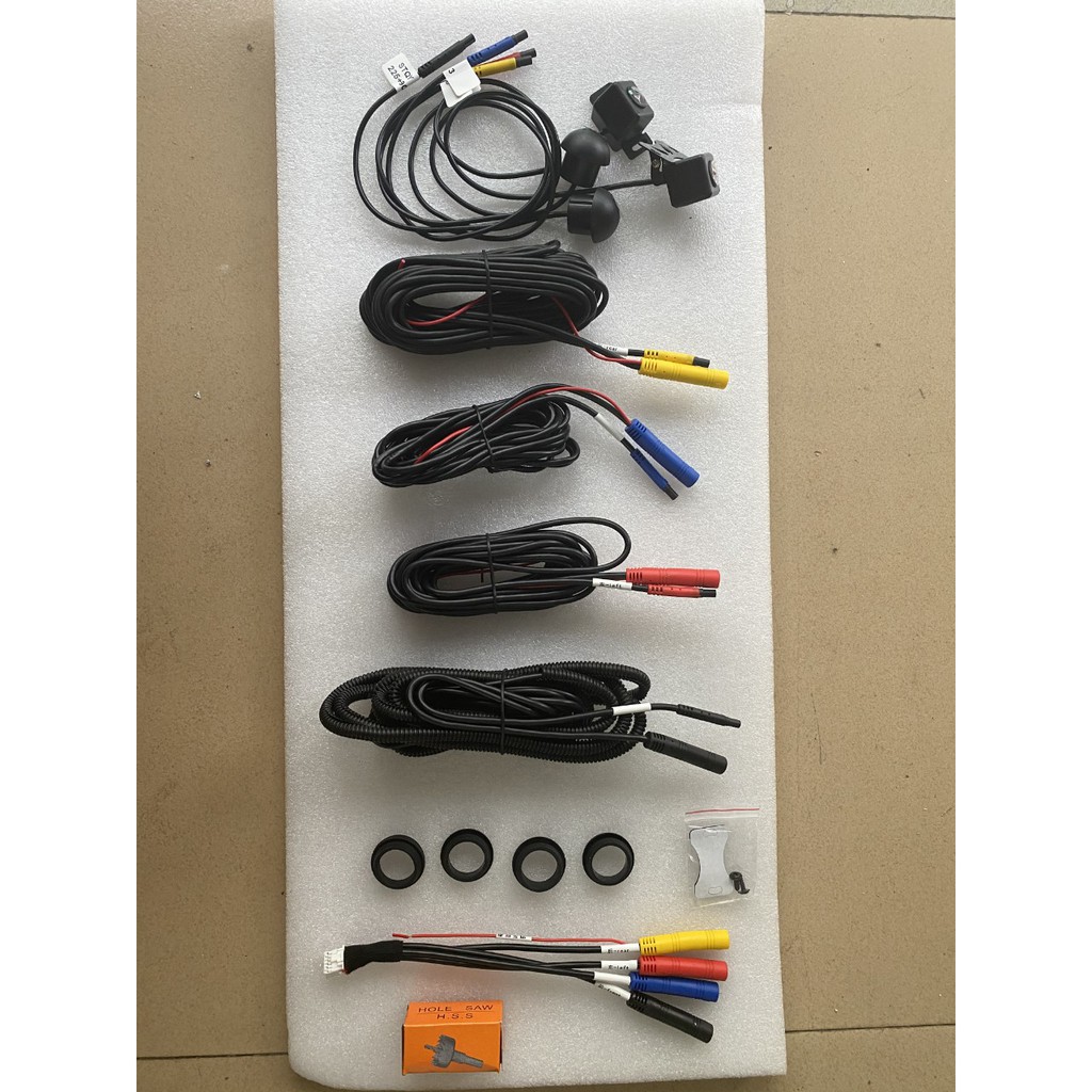 Màn hình android CARFU Carplay  tích hợp camera 360 giả lập 3D quanh xe | BigBuy360 - bigbuy360.vn