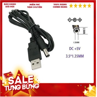 Cáp sạc usb ra jack đầu tròn 3.5mm