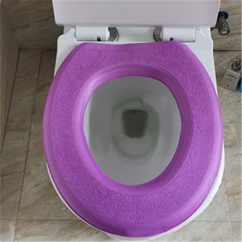1 Miếng Dán Bồn Cầu Bằng Nhựa Dày Dặn Chống Nước Thông Dụng