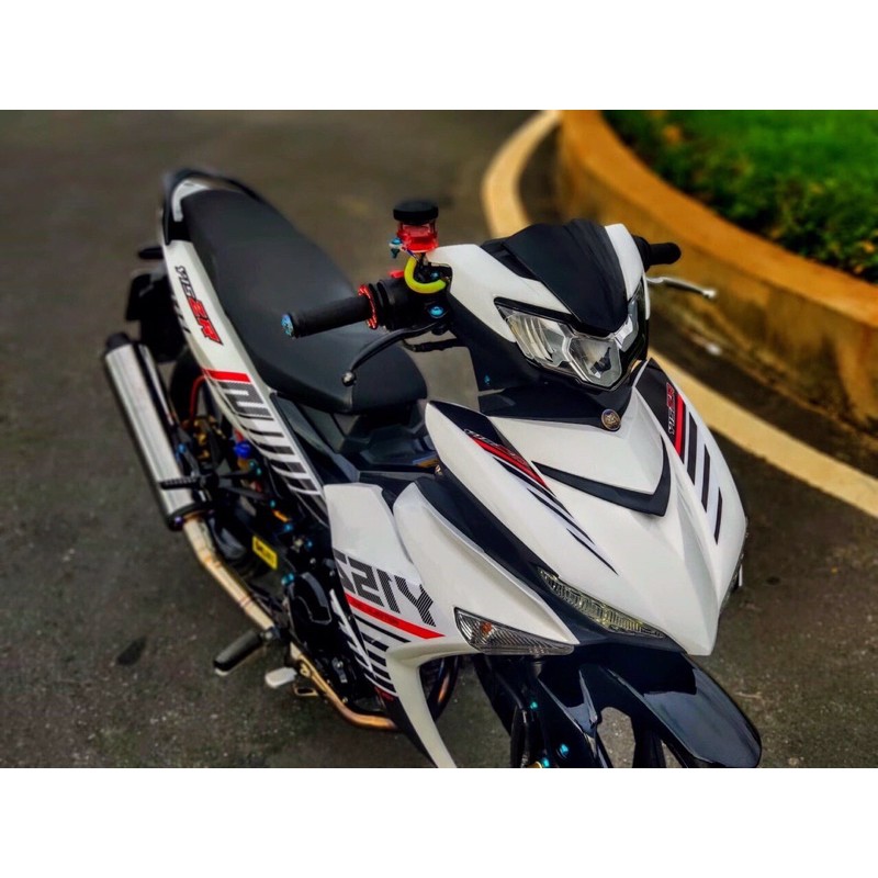 Tem rời exciter 150 Y15ZR xe trắng  đen