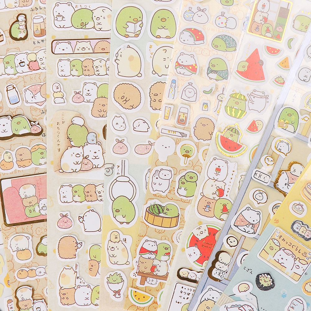 Nhãn Dán Trang Trí Phong Cách Nhật Bản DIY