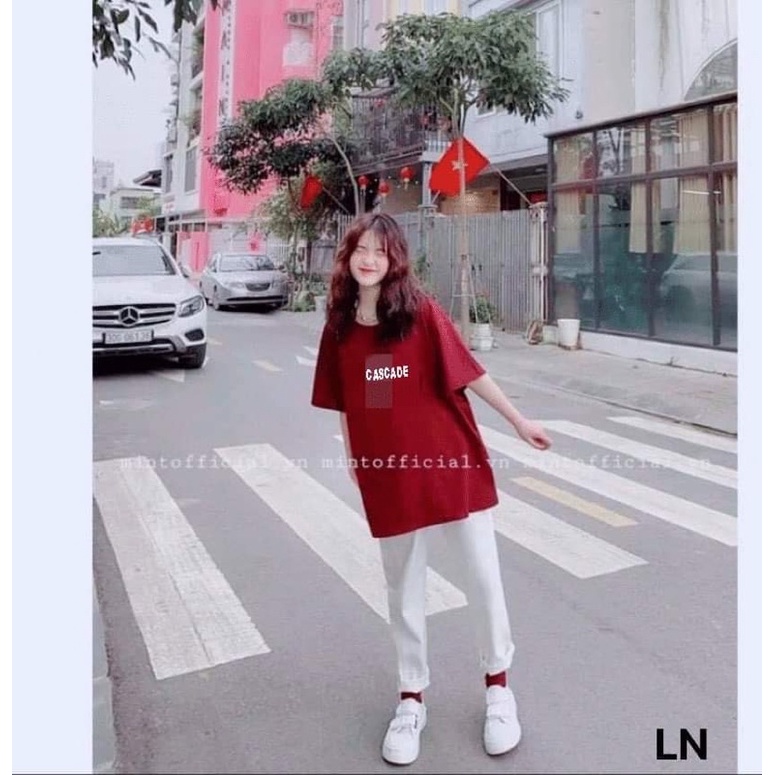 Sét áo CASCADE + quần kaki trắng TH6