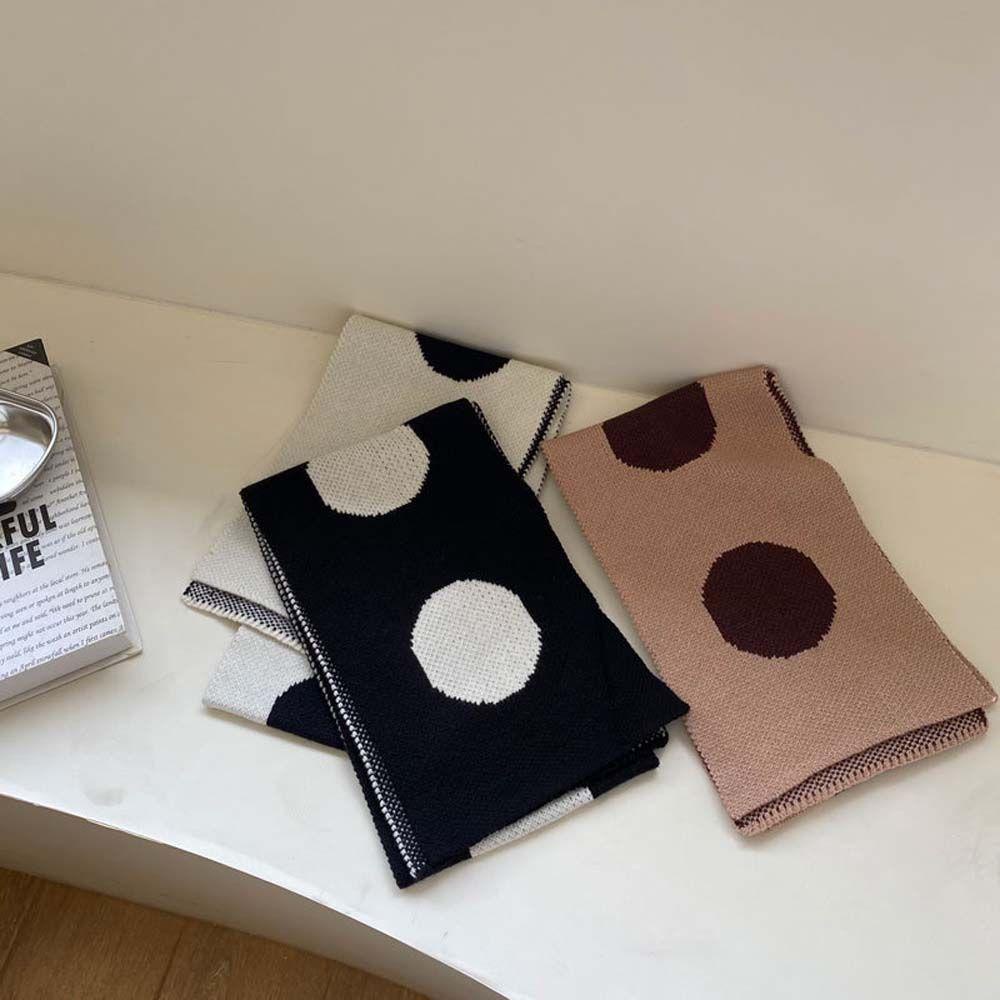 Khăn Choàng Cổ Dài Giữ Ấm Mùa Thu Đông Phong Cách Hàn Quốc Cho Nữ