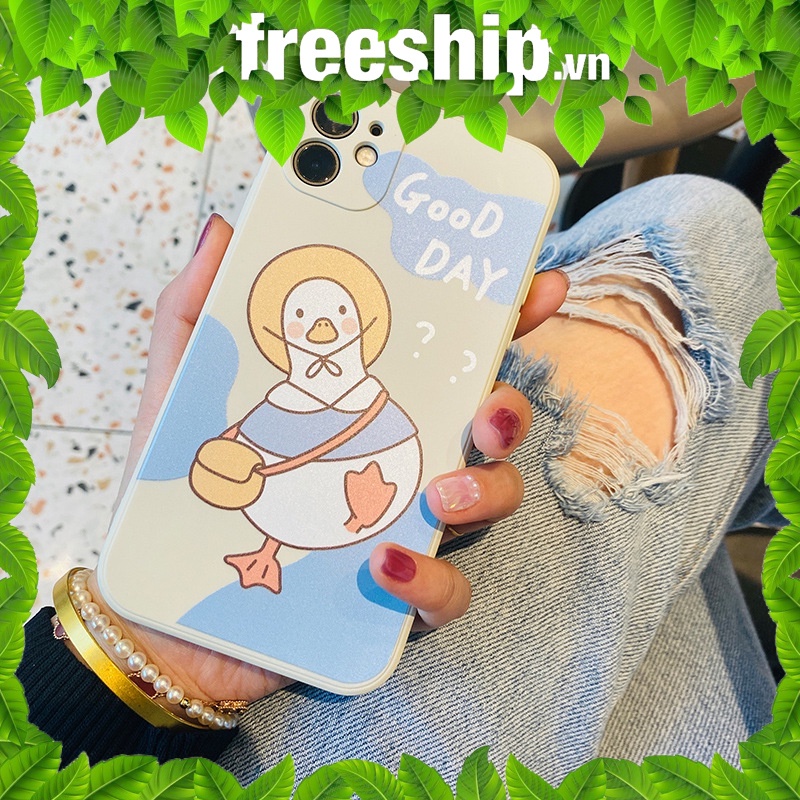 ốp con vịt vui vẻ cho iphone chất xịn ốp lưng 6plus 7 8 xr xsmax 11 12 promax mini