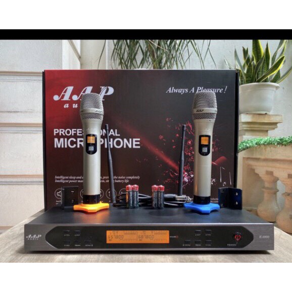 MICRO KHÔNG DÂY CAO CẤP AAP - K 8900 ( HẦNG NHẬP KHẨU CHÍNH HÃNG )