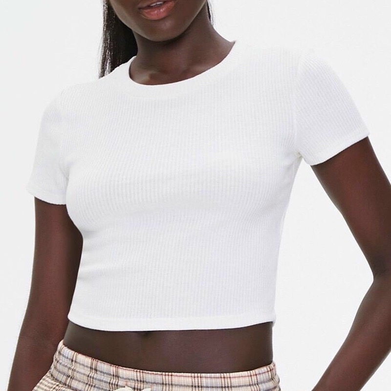 🔸Áo crop thun F21