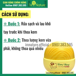 Kem Dưỡng Ẩm Cho Bé Baby Sheep I’m Nature 50gr