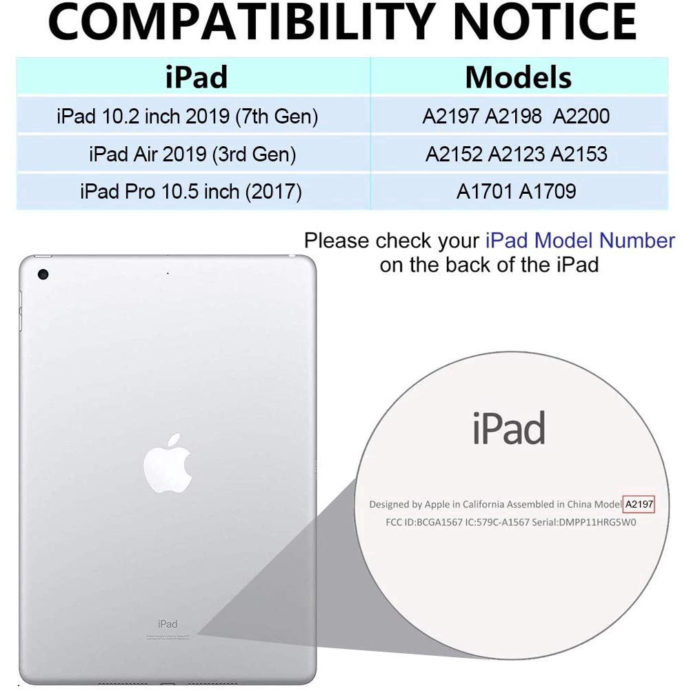 Bao Da Nắp Gập Kiêm Bàn Phím Bluetooth Cho Apple Ipad Pro 11 2020 / 2018 / Ipad Air 10.5 / Ipad Pro 9.7 Air2 / Air / Mini 2 / 3 / 4 / 5 Inch