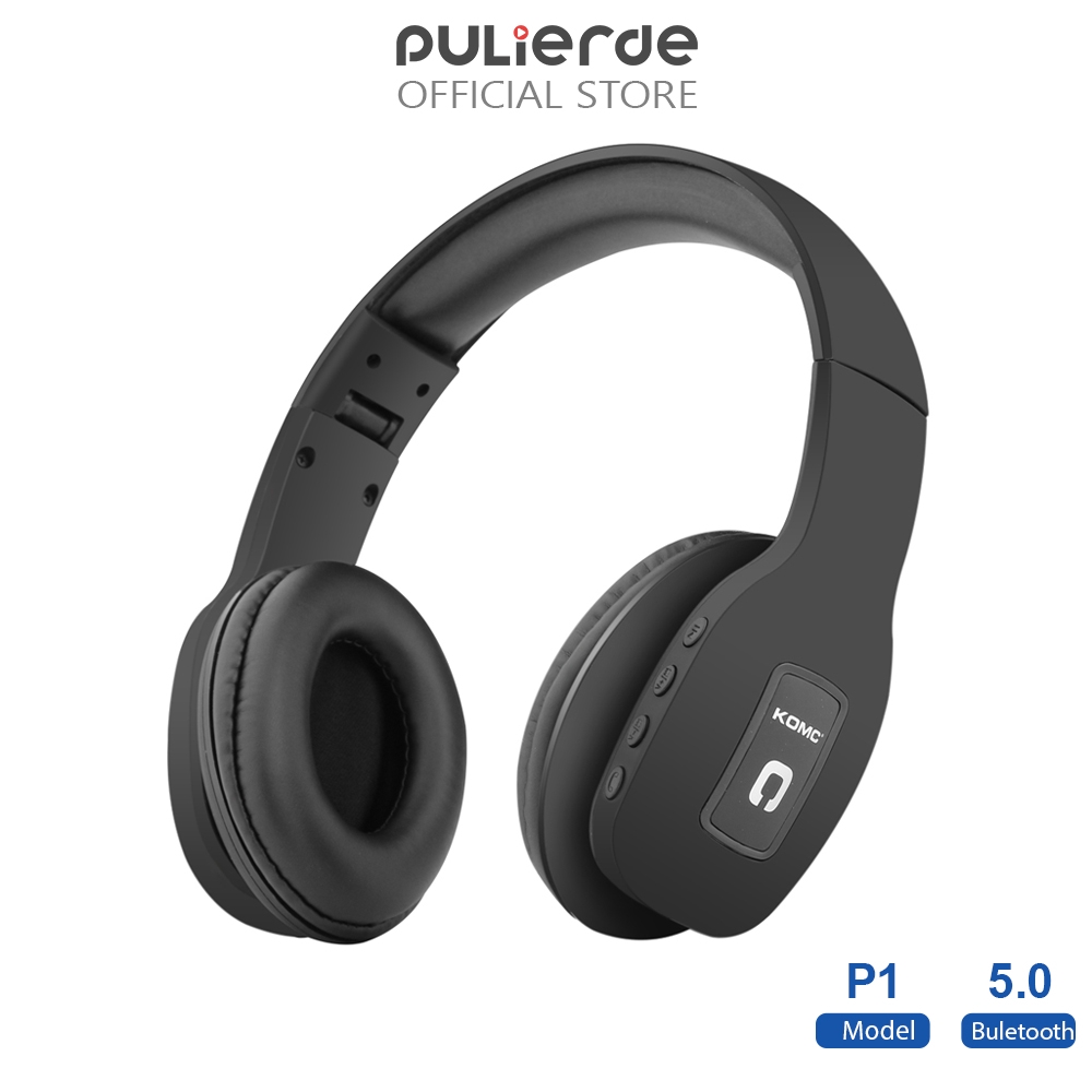 Tai Nghe Không Dây Pulierde T11 Bluetooth 5.0 Phong Cách Thể Thao Với Cáp Aux HD Micro Âm Thanh Nổi
