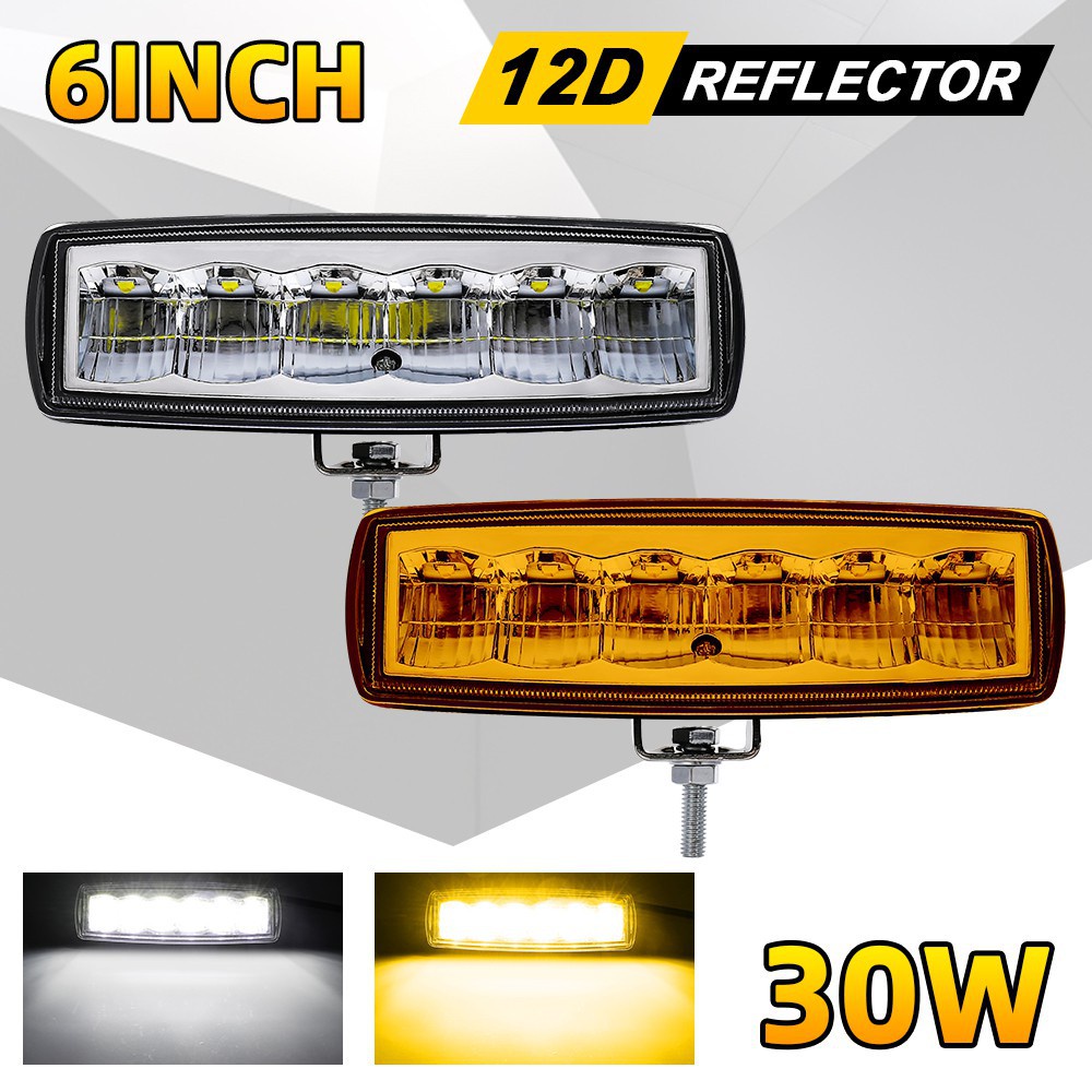 Đèn Led Uni-Shine 2 Pe As Claro De Trabalho 12d 6 Cực 5000lm / Nema / Offroad / Nemeziz / Offroad / 12v 24v